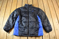 Vintage Y2K Starter Puffer Jacket / Black jacket / Size Medium / Vintage Starter