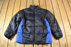 Vintage Y2K Starter Puffer Jacket / Black jacket / Size Medium / Vintage Starter