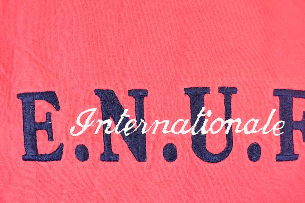 Vintage 1990s Enuf International Souvenir Travel T-Shirt Men's XL  Destination Shirt  90s Single Stitch Graphic Tee  Made in USA