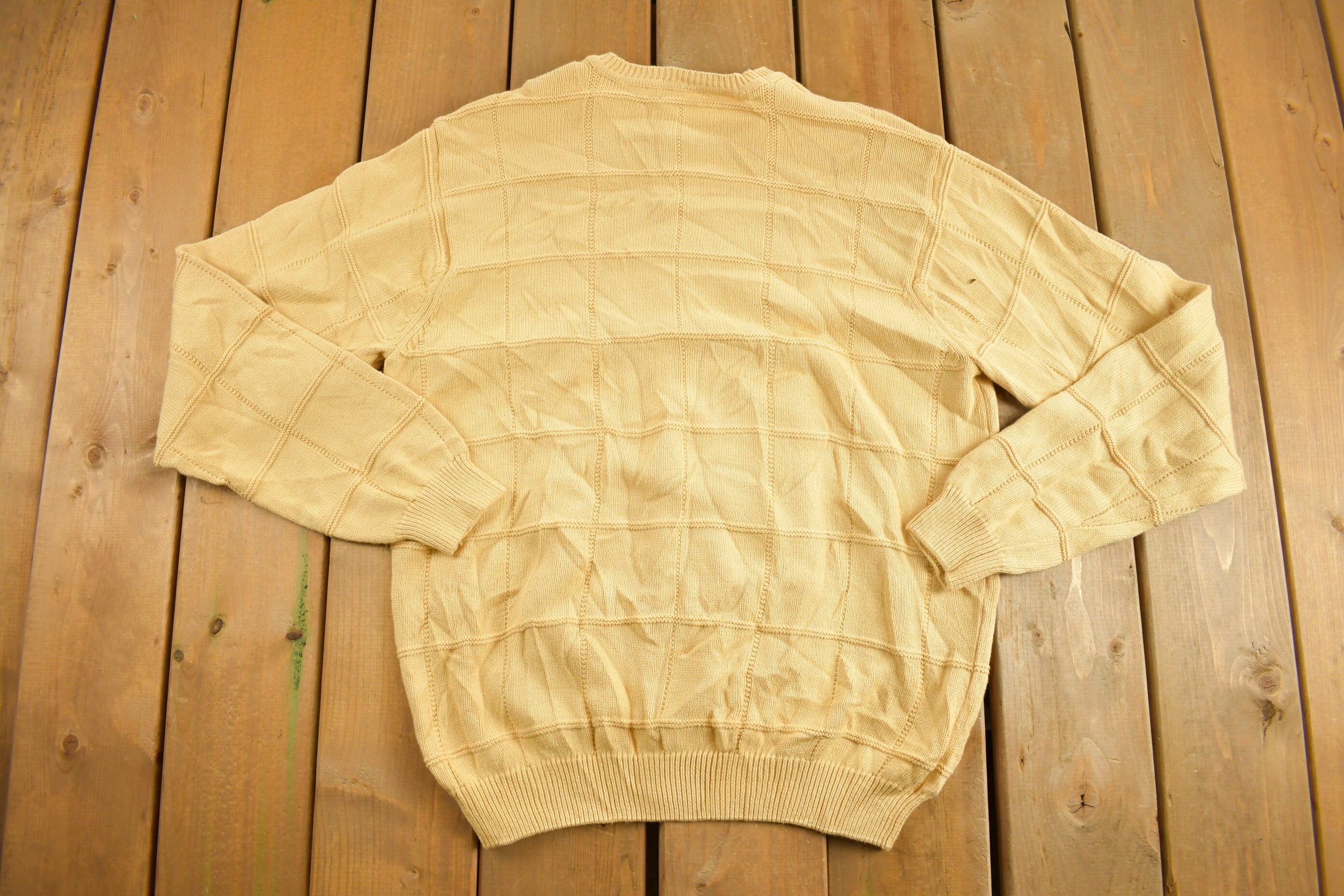 Vintage 1990s Izod Knit Crewneck Sweater