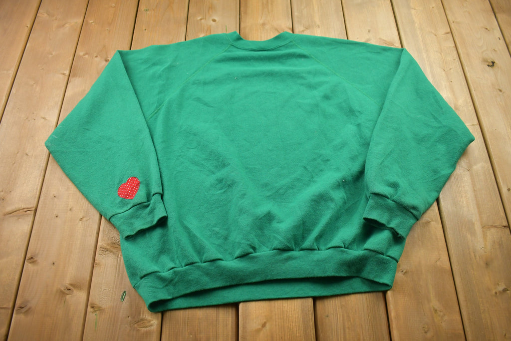 Vintage 1980s Tultex Christmas Angels Crewneck Sweatshirt