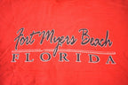 Vintage 1990s Fort Myers Florida Souvenir Travel Crewneck Sweatshirt