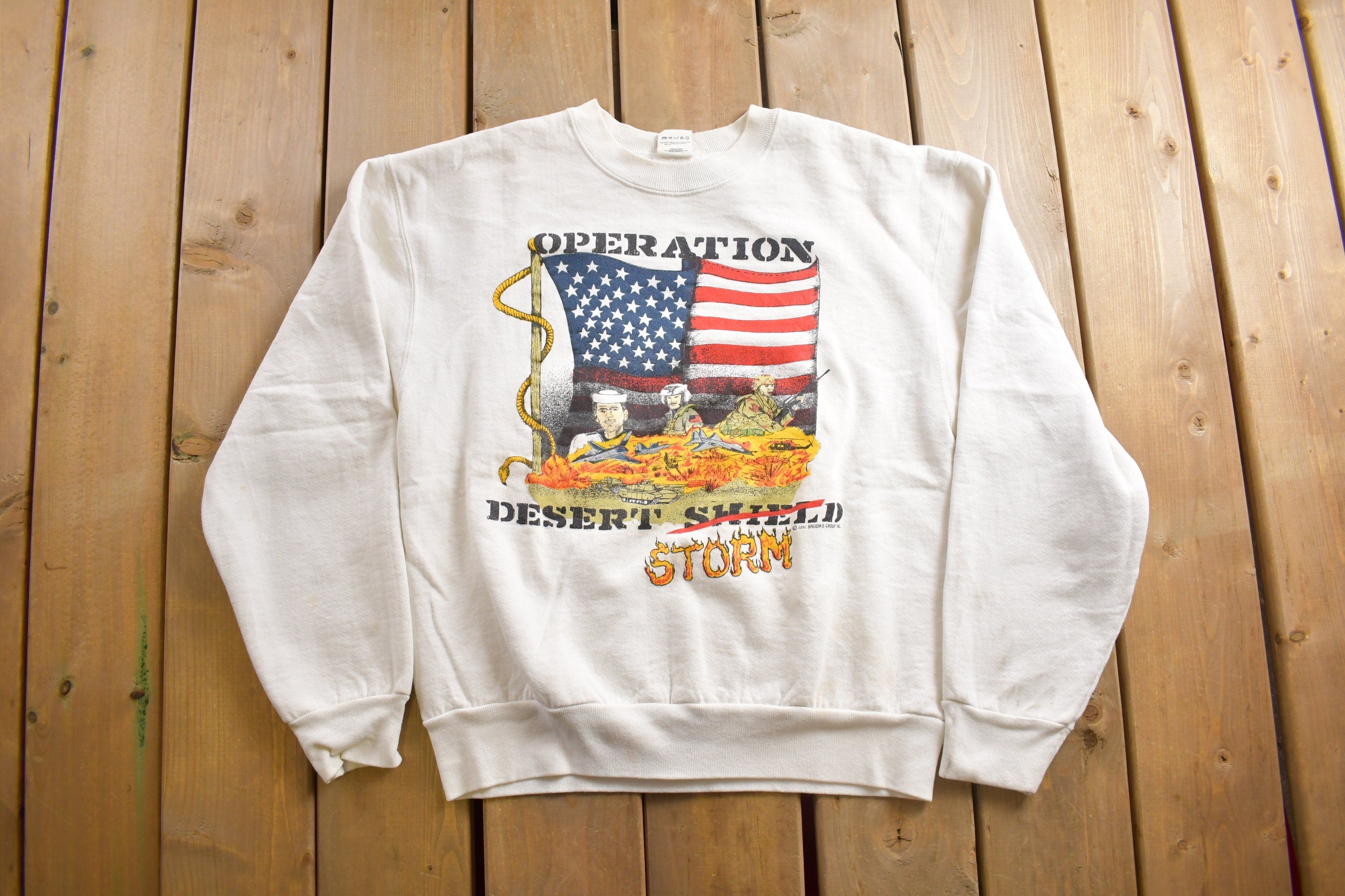 Vintage 1991 Desert Storm Crewneck Sweatshirt
