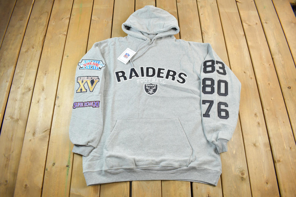 Vintage Y2K Deadstock Raiders NFL Super Bowl Champions Hoodie