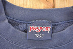 Vintage 1990s Jansport Charles County Embroidered Heavyweight Crewneck Sweatshirt Men's XL