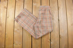 Vintage 1960s Jack Winter Wool Plaid Pants