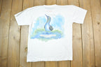 Vintage 1990s Galapagos Island Blue Footed Bobby Souvenir T-Shirt
