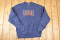 Vintage 1990s Kananaskis Canadian Rockies Embroidered Crewneck Sweatshirt Men's L