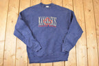 Vintage 1990s Kananaskis Canadian Rockies Embroidered Crewneck Sweatshirt Men's L