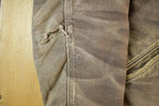 Vintage 2000s Carhartt Hooded Sherpa Lined Jacket Mens Large