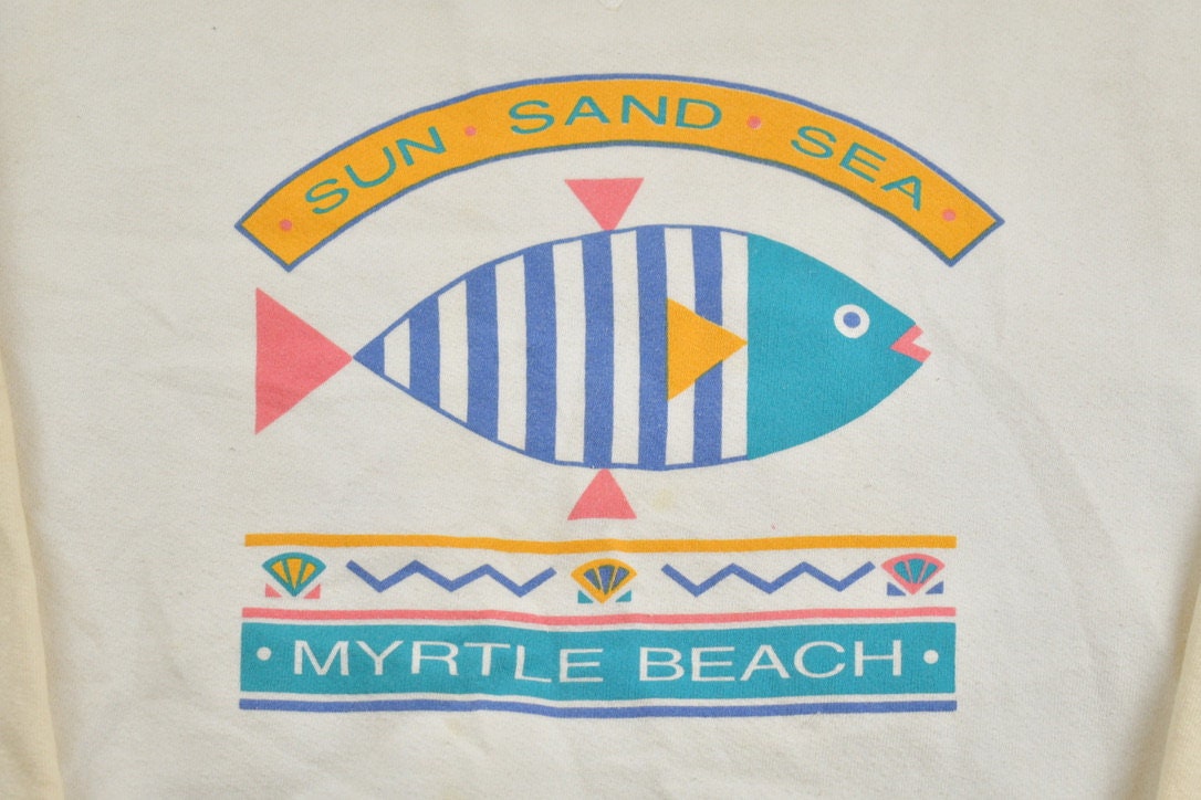 Vintage 1980s Myrtle Beach Crewneck Sweatshirt
