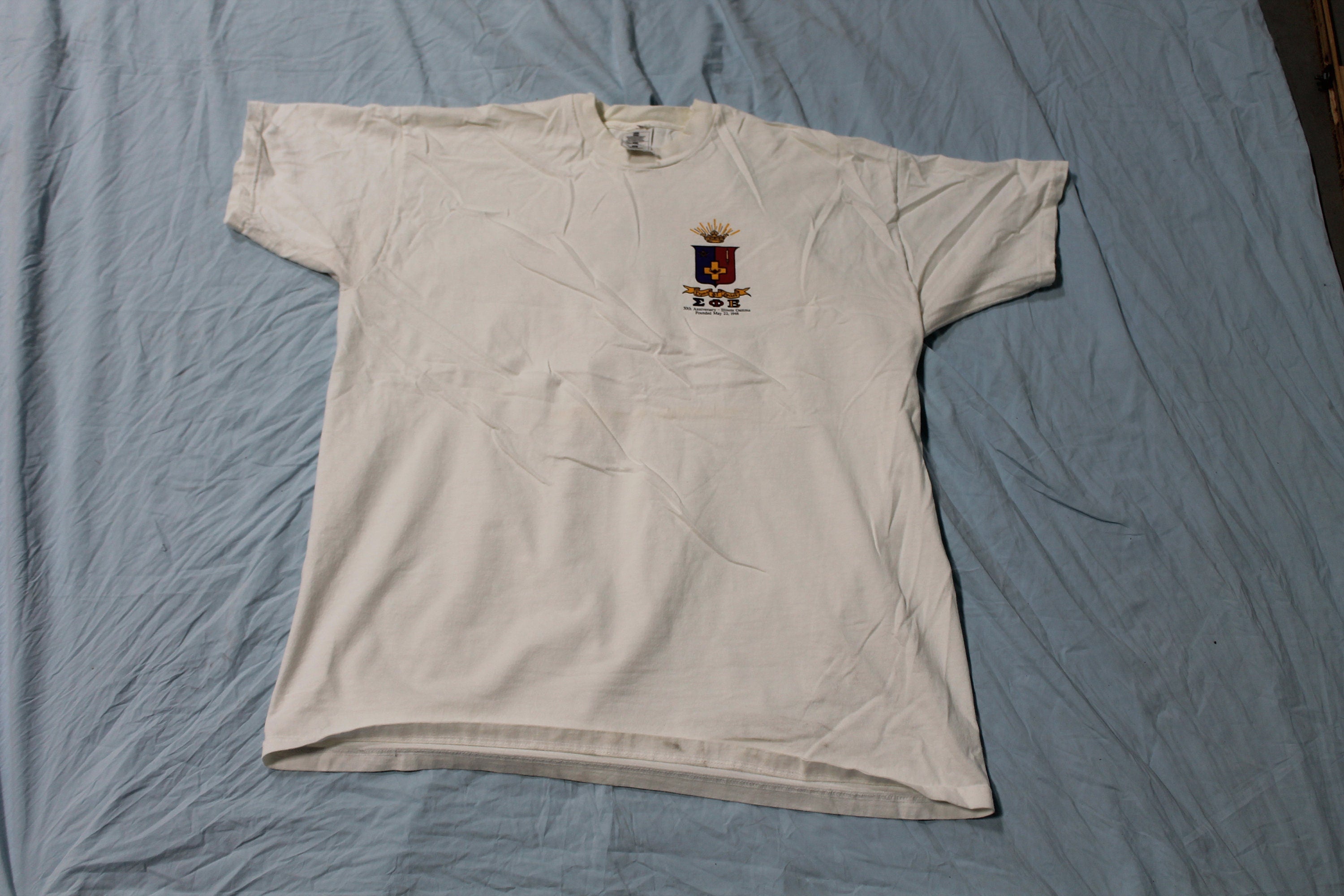 Vintage 1990s Monmouth College Illinois Gamma Graphic T-Shirt