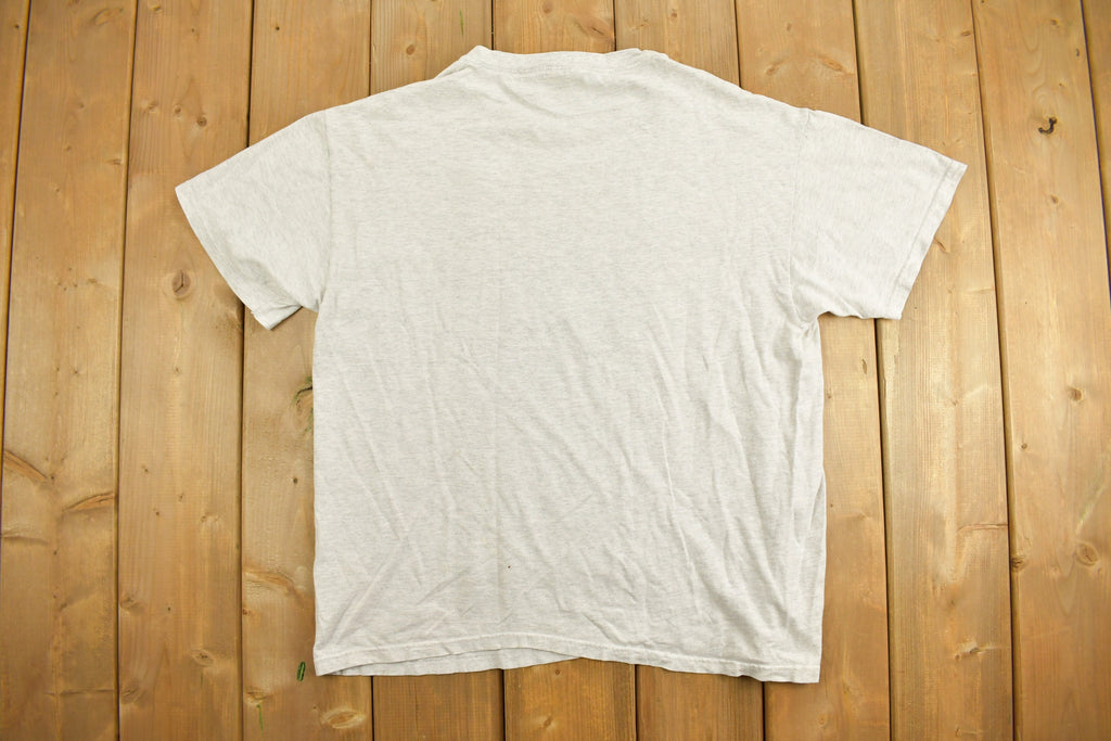 Vintage 1990s California Fashion Grey Graphic T-Shirt