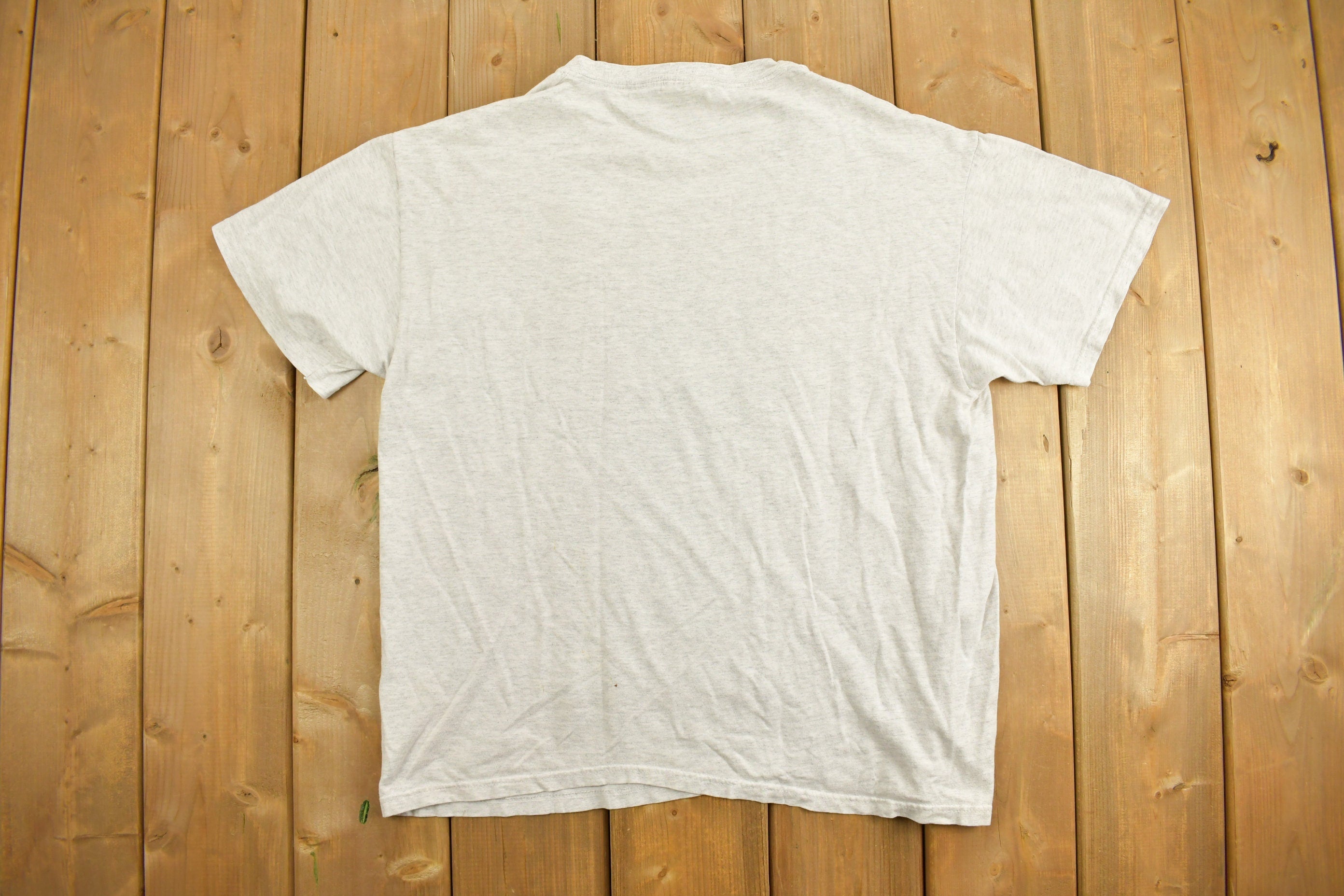 Vintage 1990s California Fashion Grey Graphic T-Shirt