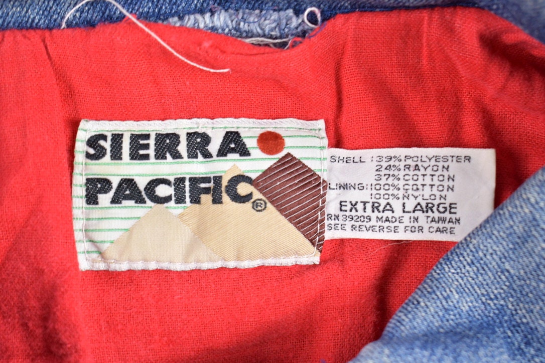 Vintage 1980s Sierra Pacific Denim Jacket
