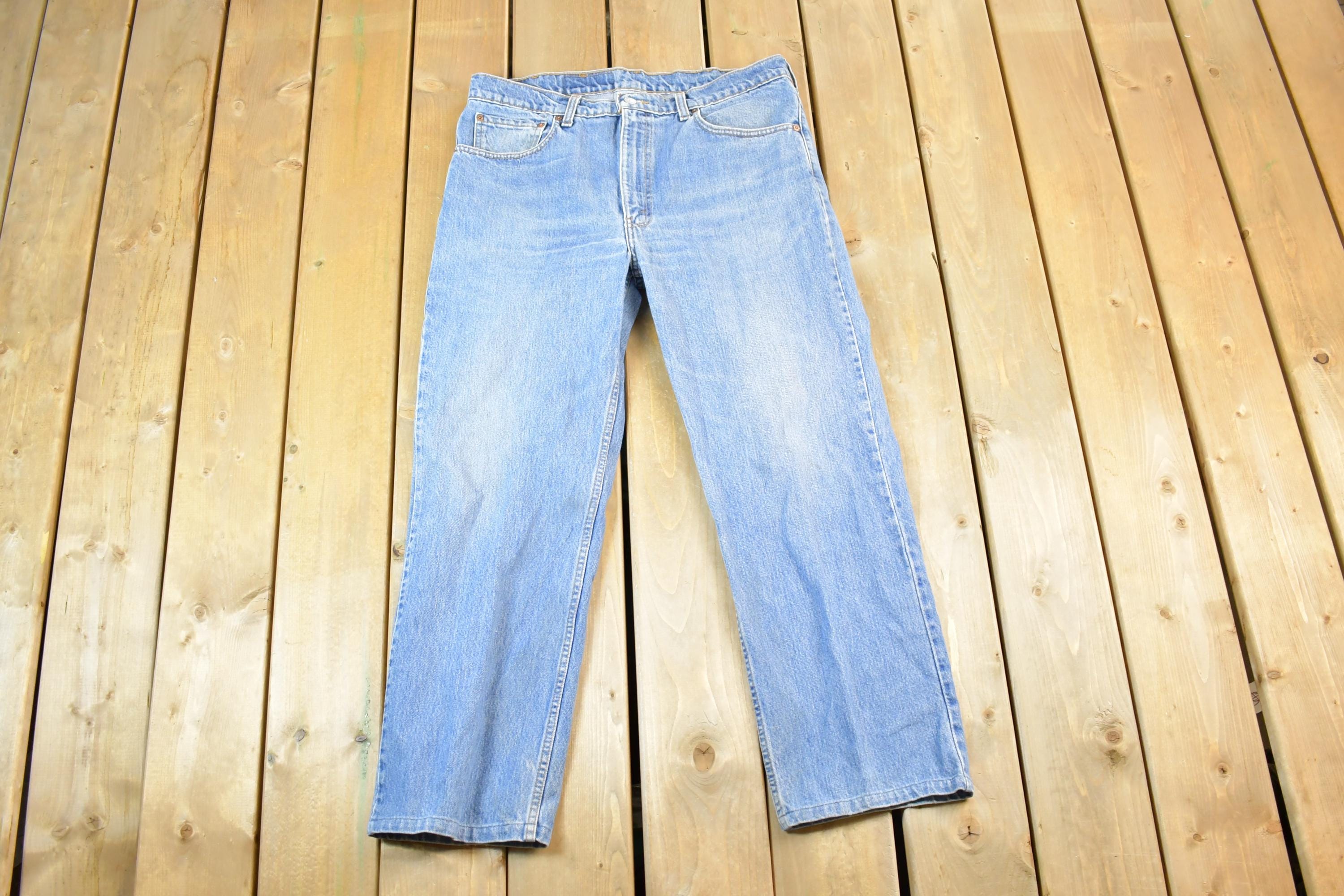 Vintage 1990s Levi Strauss Red Tab Denim Jeans Size 38 x 28