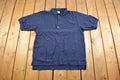Vintage 1990s Nike Mid Swoosh Embroidered Polo T-Shirt