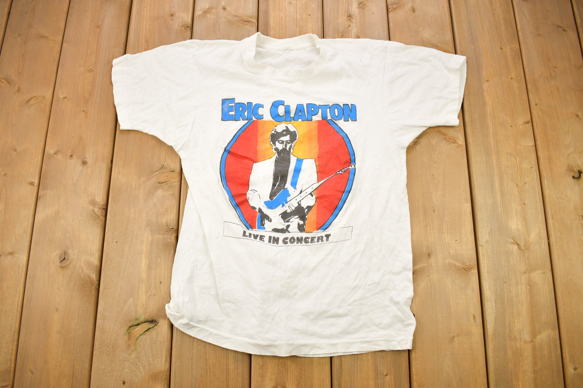 Vintage 1992 Eric Clapton Slow Hand World Tour Band T-shirt
