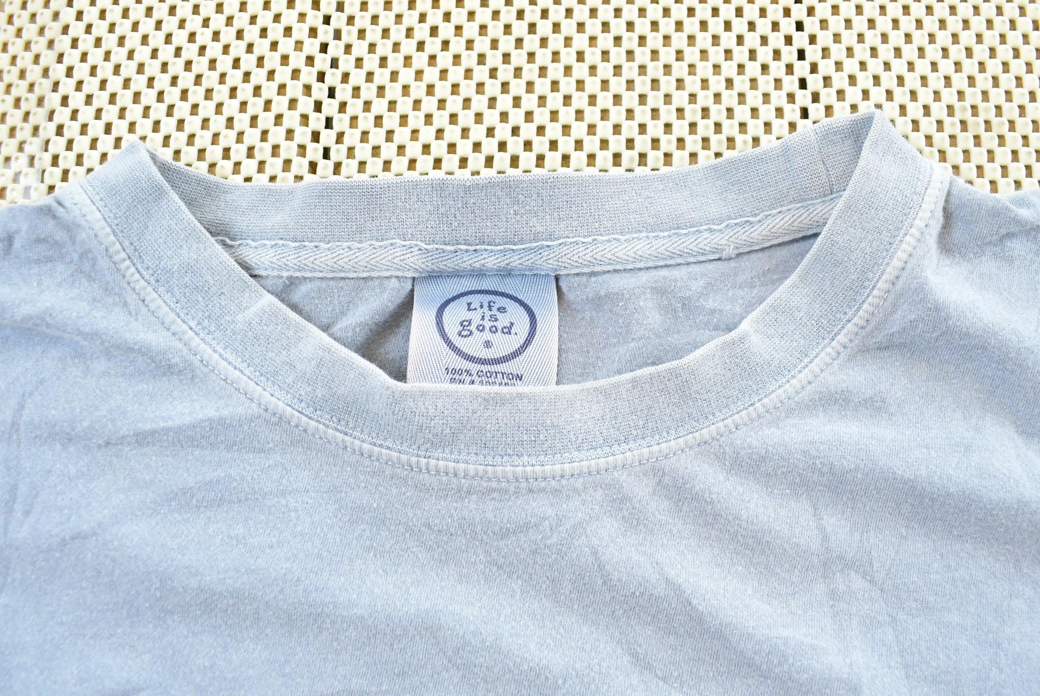 Vintage 1990s Life Is Good Lucky Dog T-Shirt Men's 2XL / 90s Streetwear / Basics / Essentials / Animal Tee