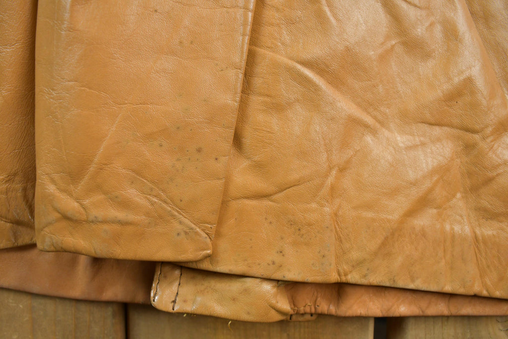 Vintage 1970s William Barry Leather Blazer Jacket