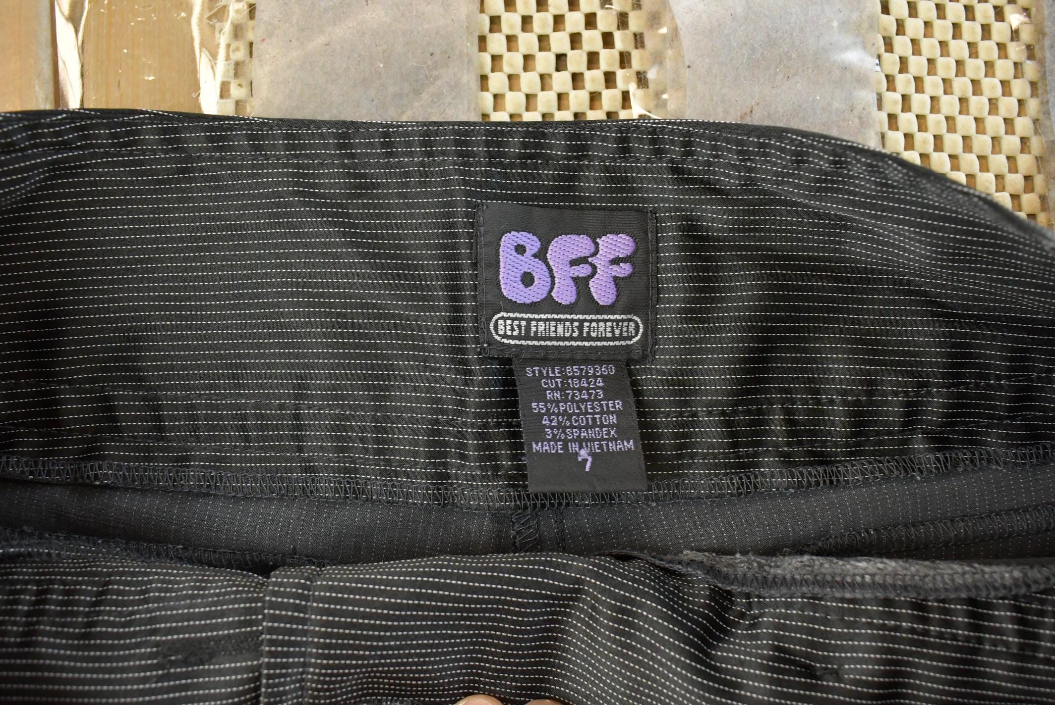 Vintage 1990s BFF Pinstripe Bell Bottom Pants Women's 32 x 31 /