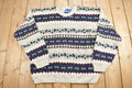 Vintage 1990s Town Craft Knitted Sweater  Vintage 90s Crewneck  Pattern Sweater  Outdoorsman  Pullover Sweatshirt  Made in USA