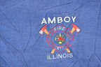 Vintage 1990s Illinois Fire Department Souvenir Heavyweight Crewneck Sweatshirt