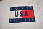 Vintage 1990s Tommy Hilfiger International Games Flag Patch Button Up Shirt  1990s Button Up  Vintage Tommy  90s Style
