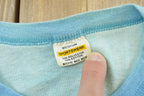 Vintage 1980s Sportswear Thermal Quarter Button Short Sleeve Shirt Men's S