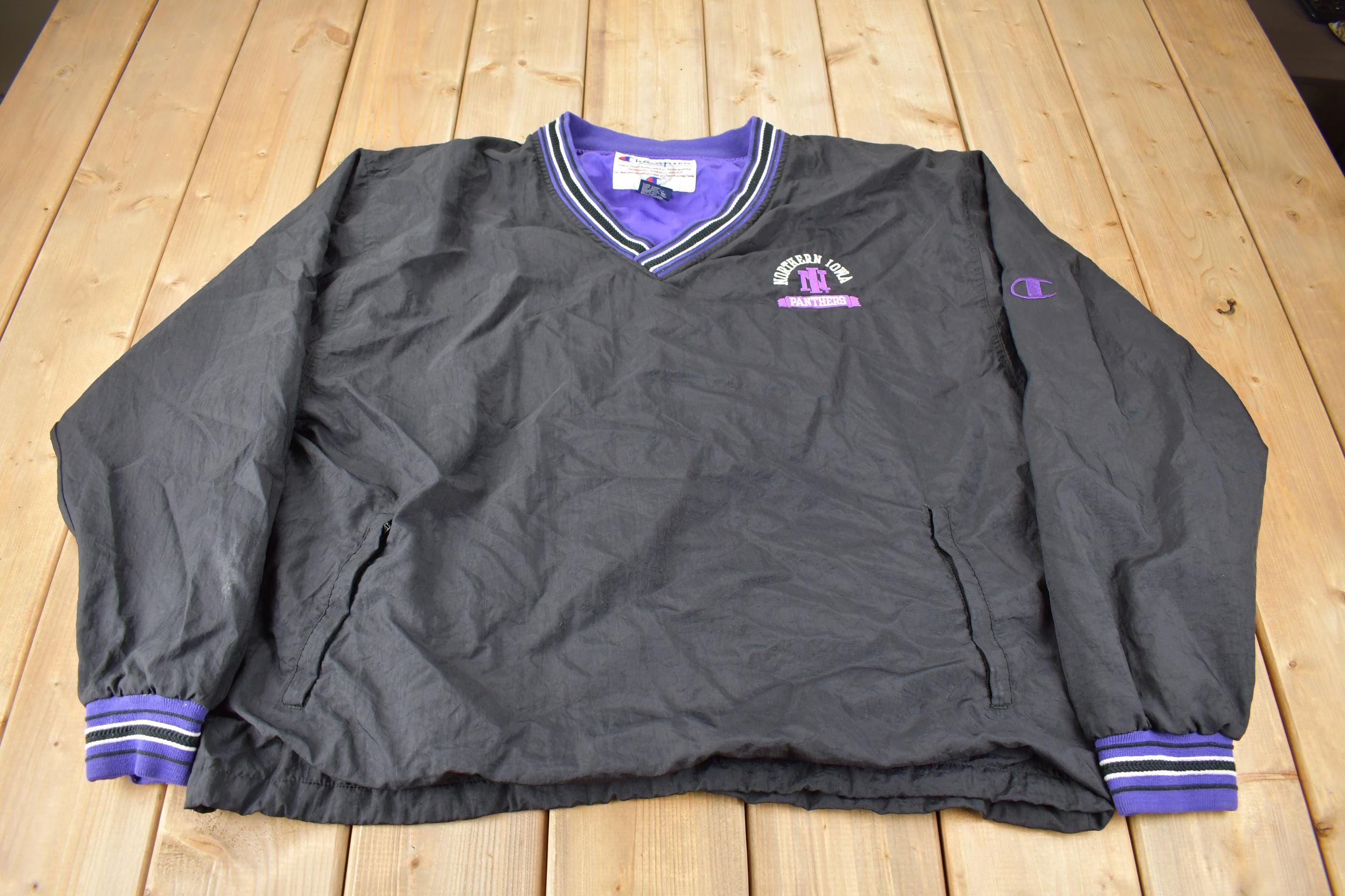 Vintage 1990s Northern Iowa Panthers Collegiate NCAA Champion Pullover Jacket