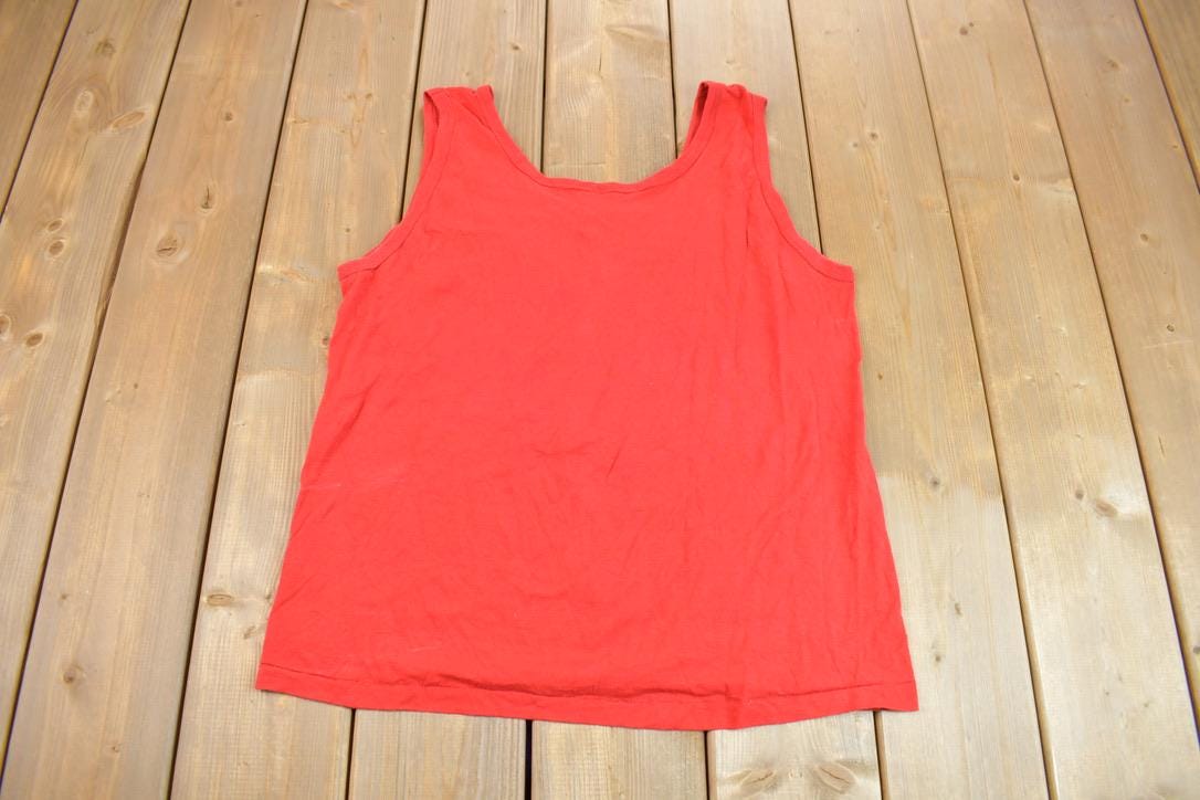 Vintage 1990s Geno's Steaks South Philly's Finest Graphic Tank Top Shirt
