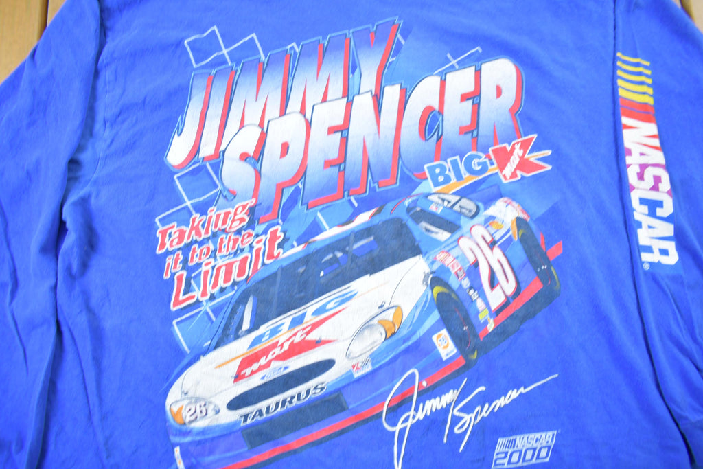 Vintage 2000 Jimmy Spencer NASCAR Racing Long Sleeve T-Shirt