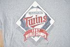 Vintage 1987 Minnesota Twins MLB World Champions Graphic T-Shirt
