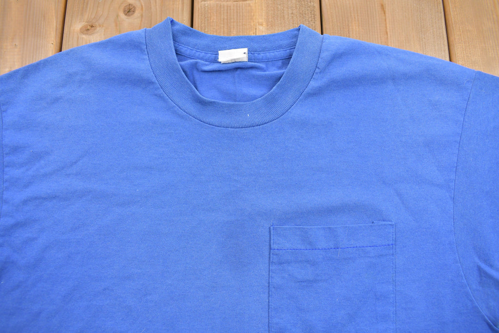 Vintage 1990s Blank Pocket T Shirt
