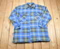 Vintage 1980s Champion Plaid Button Up