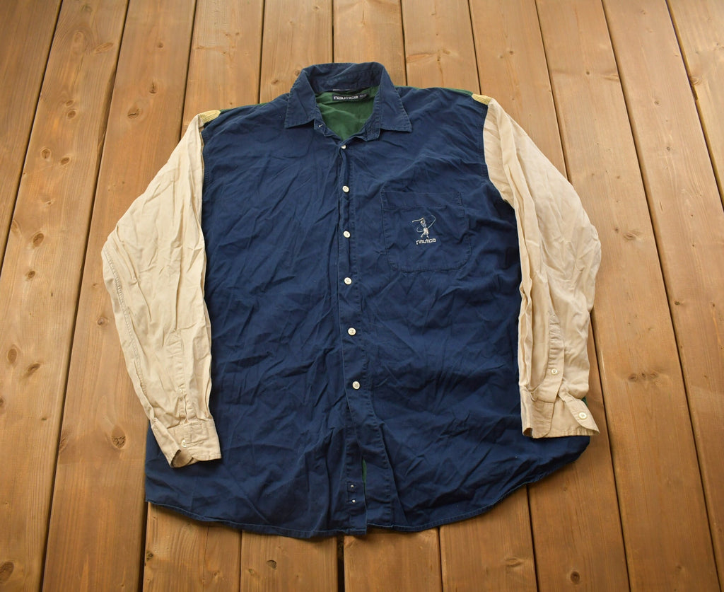 Vintage 1990s Nautica Golf Button Up Shirt