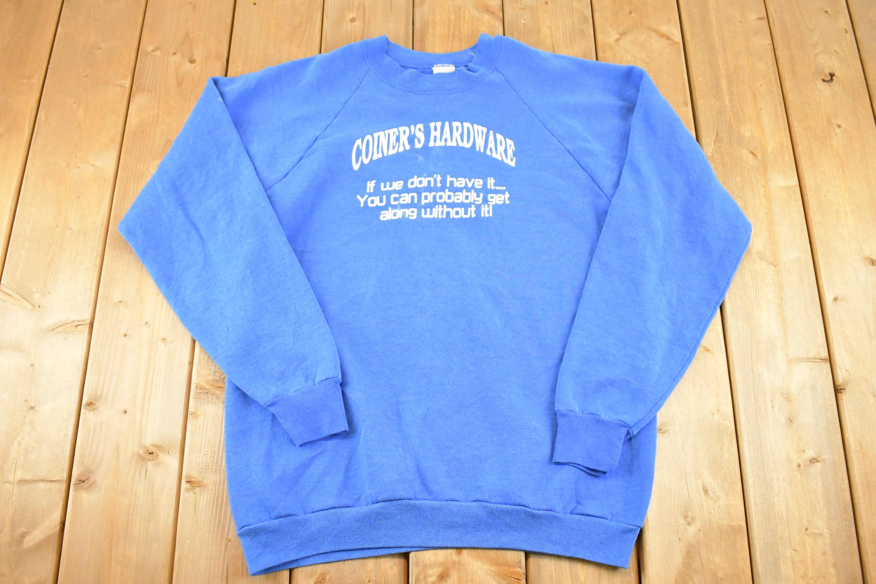 Vintage 1990s Coiners Hardware Souvenir Crewneck Sweatshirt Mens L