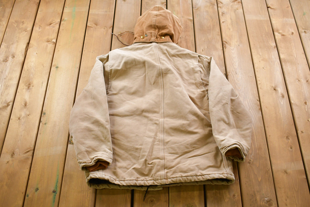 Vintage 1990s Carhartt Hooded Chore Jacket