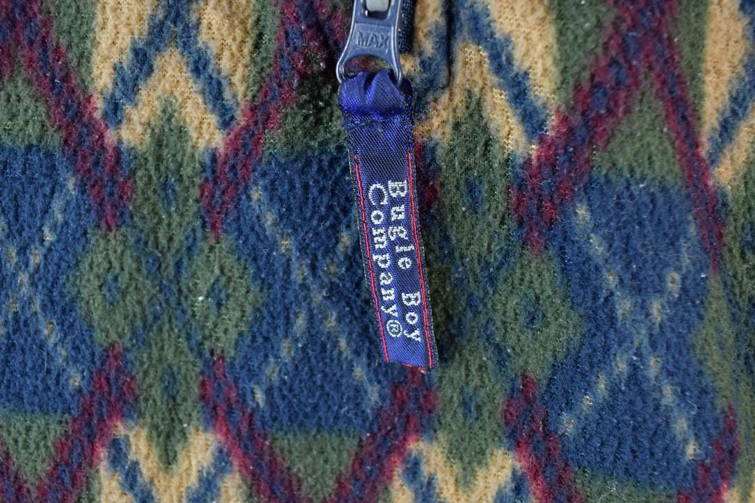 Vintage 1990s Bugle Boy Snow Fleece Outdoorsman Sweater