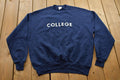 Vintage 1990s College Graphic Collegiate Crewneck Sweatshirt