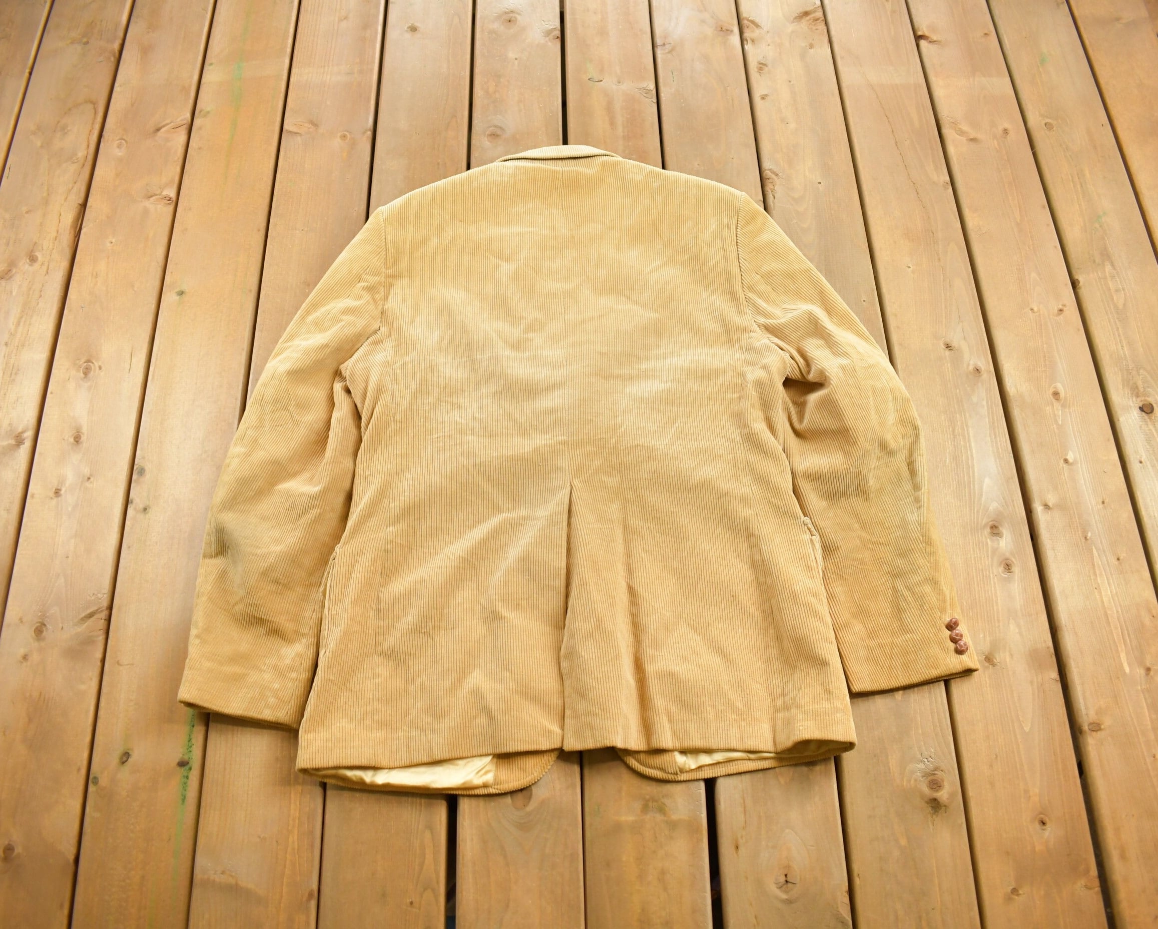 Vintage 1980s Brad Whitney Beige Sportcoat