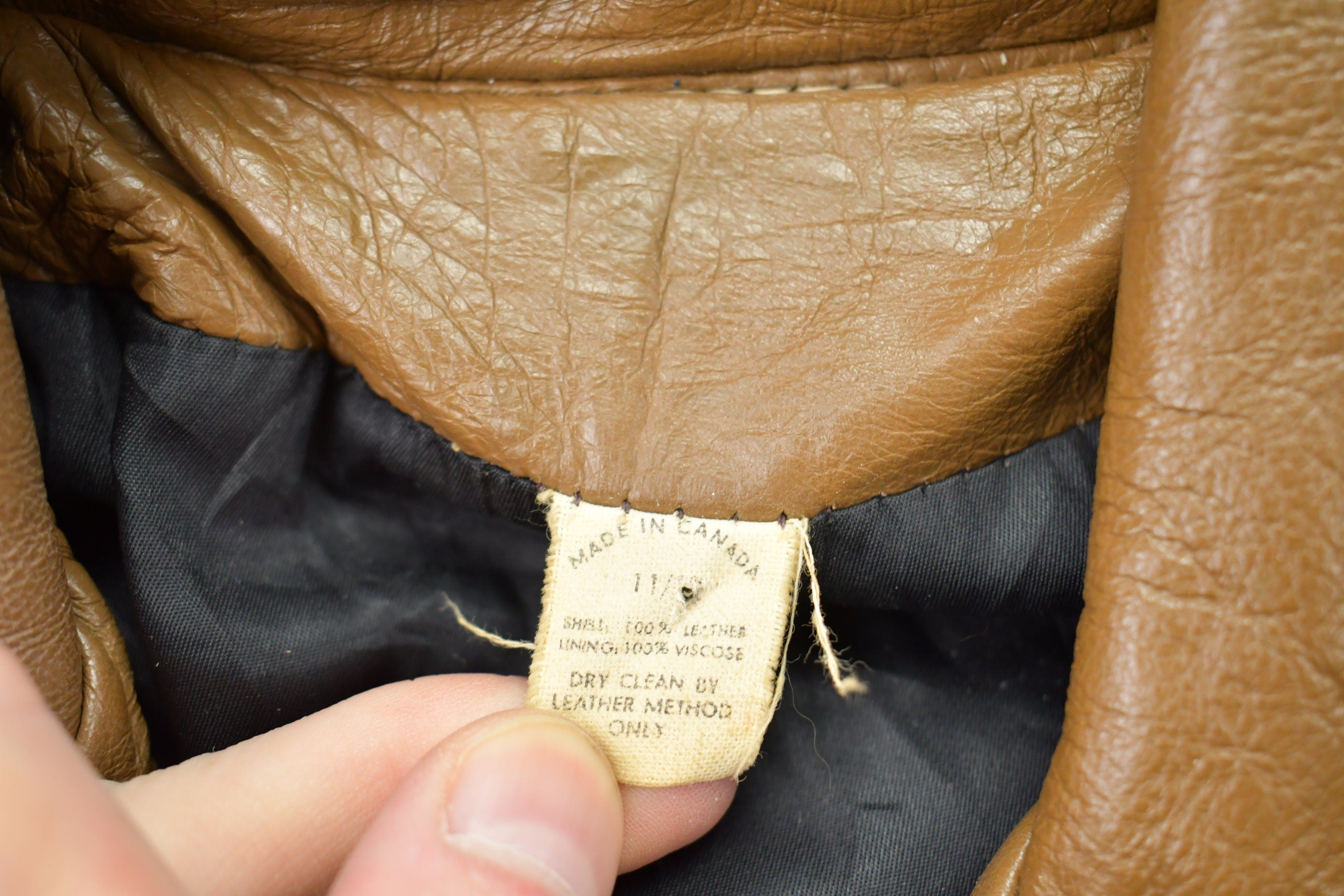 Vintage 1980s Leather Jacket