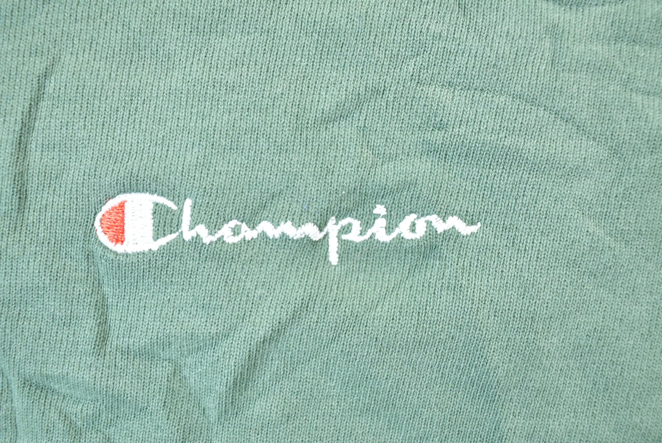 Vintage 1990s Green Champion Distressed Sweatshirt