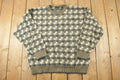 Vintage 1990s Jantzen Knit Crewneck Sweater  90s Crewneck  Made In USA  Preppy