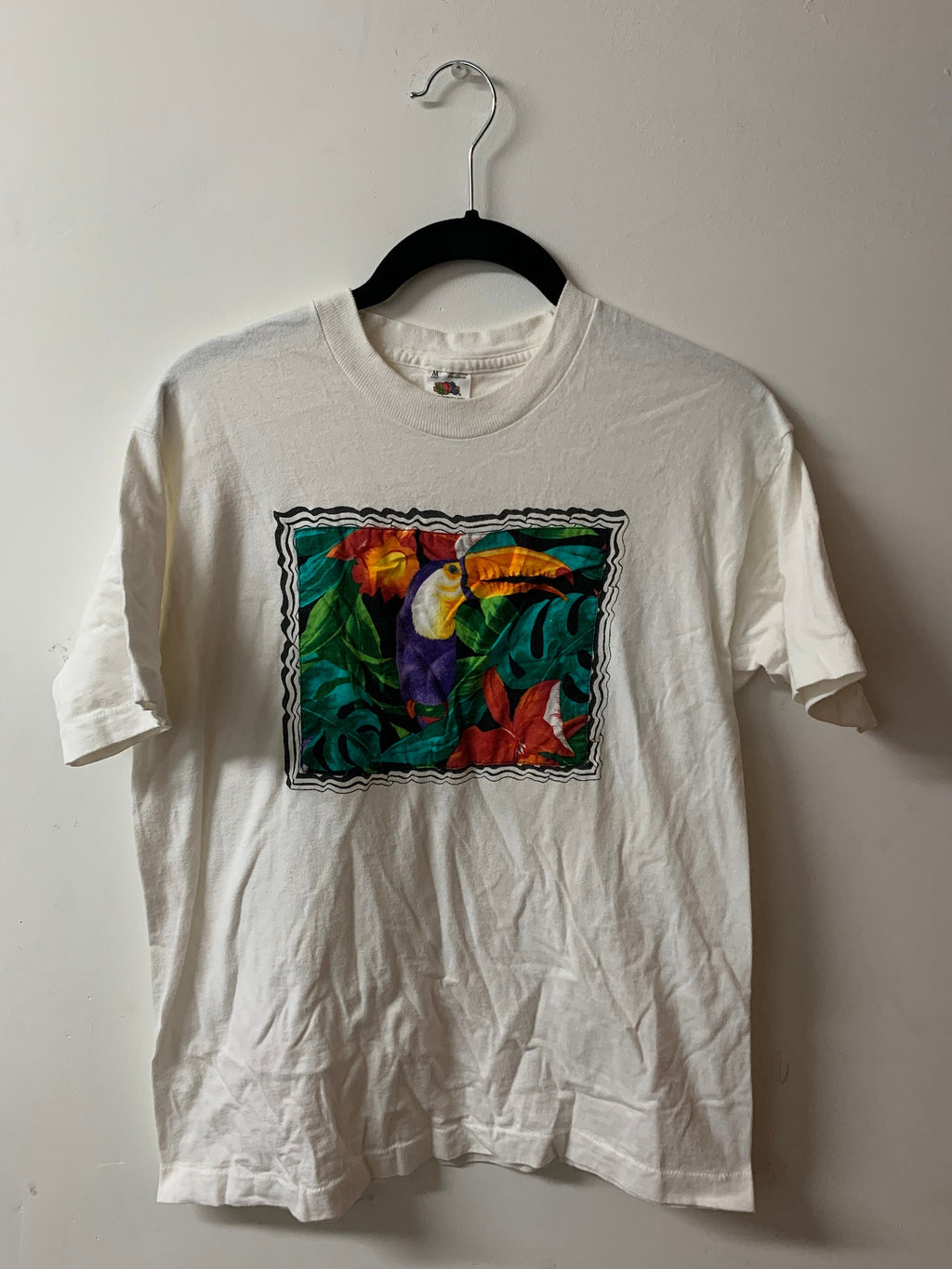 Vintage 1990s Tucan Bird Theme T-Shirt