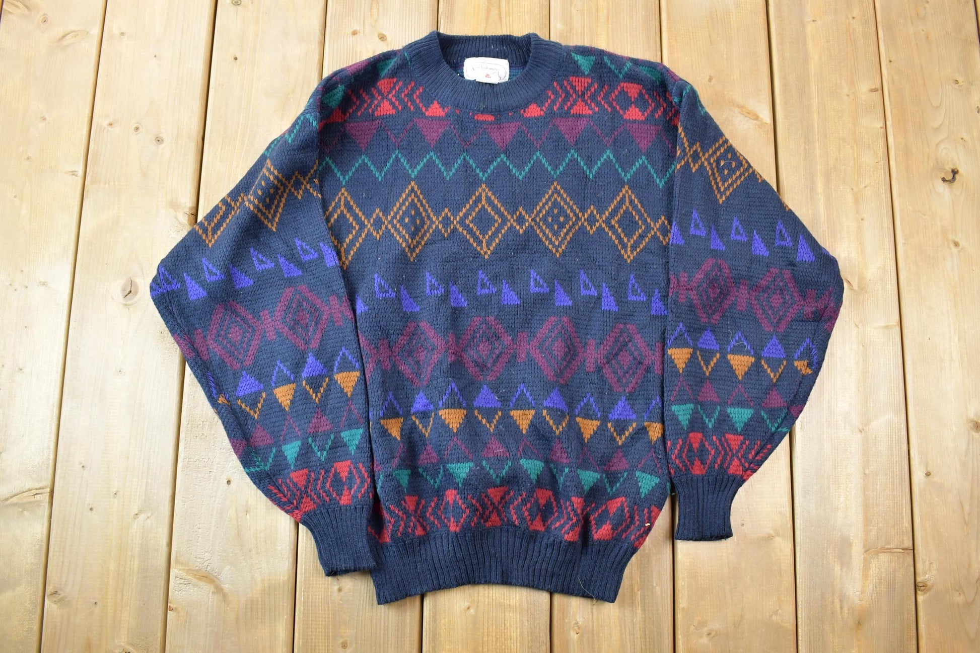 Vintage 1990s Celebrity Club Knit Crewneck Sweater