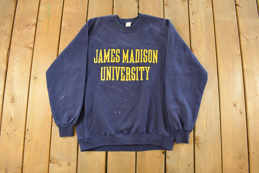 Vintage 1990s James Madison University Crewneck Sweatshirt Men's Large