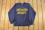 Vintage 1990s James Madison University Crewneck Sweatshirt Men's Large