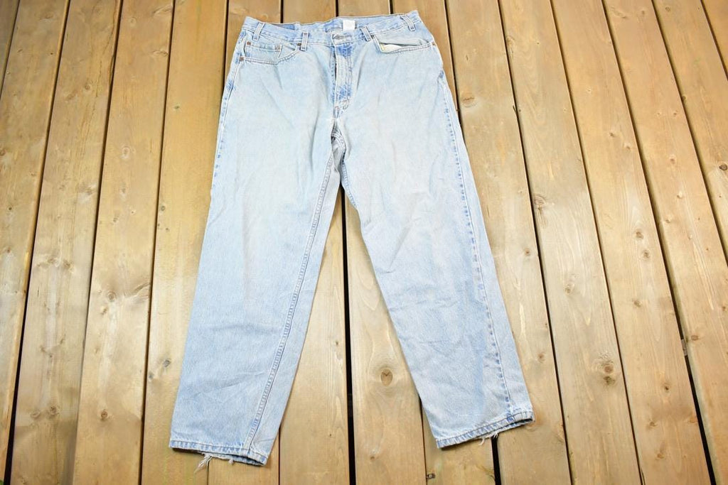 Vintage 1990s Levi Strauss Red Tab 550 Denim Jeans Size 38 x 30 Made In USA