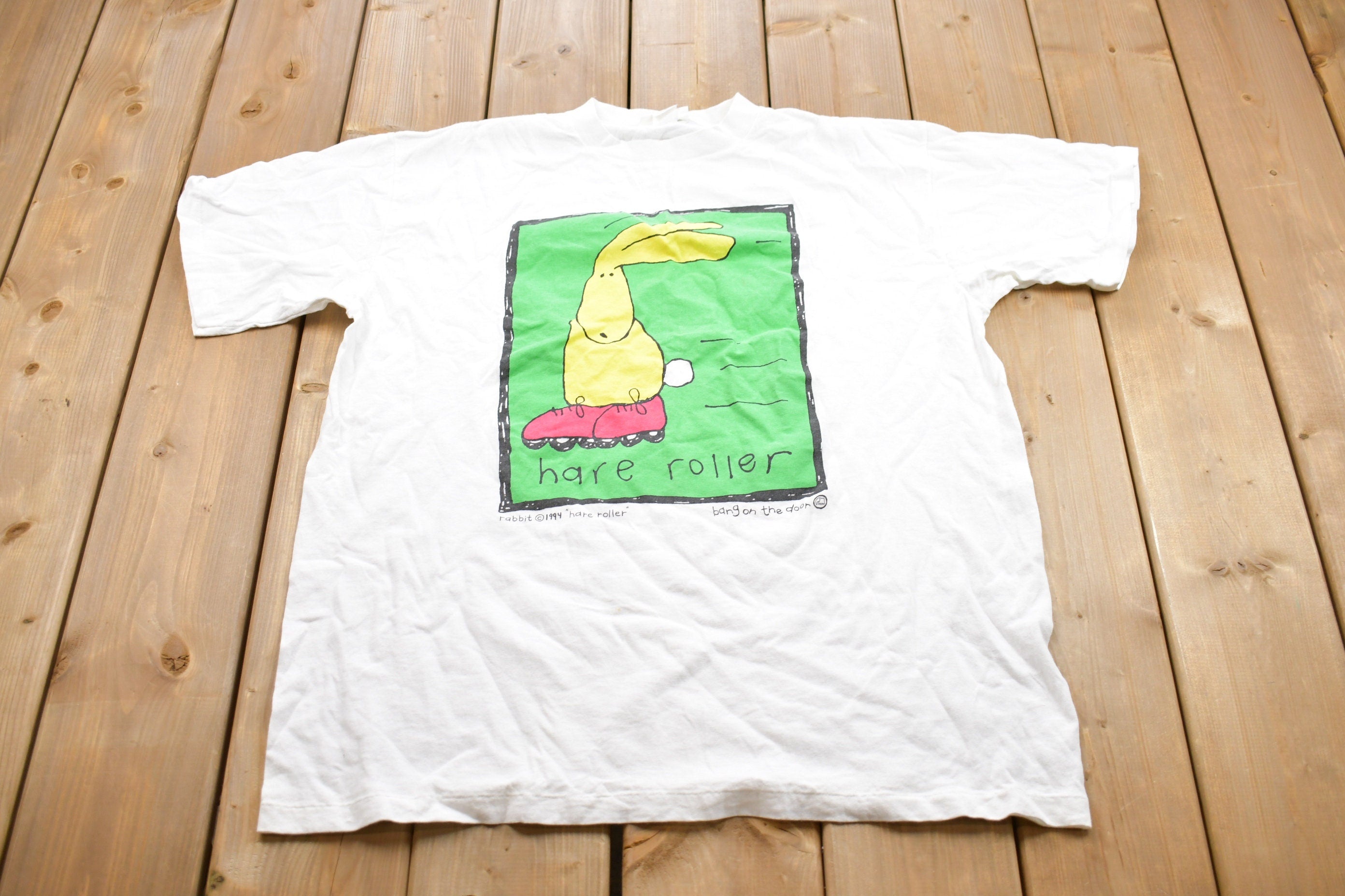 Vintage 1994 Hare Roller Graphic T-Shirt